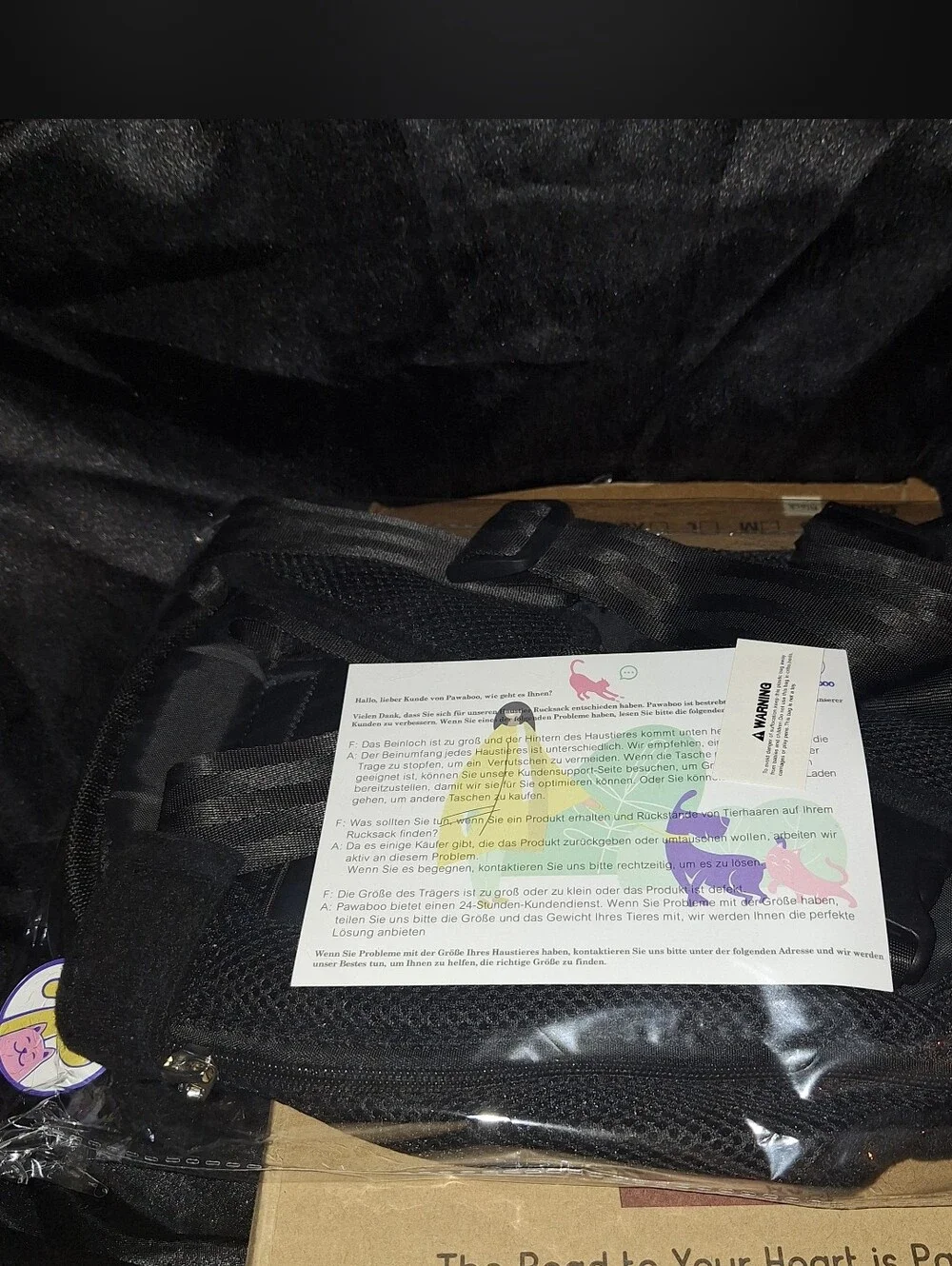 New Pawaboo Pet Carrier~Backpack~Dog~Cat~Small~2.5-5 Pounds